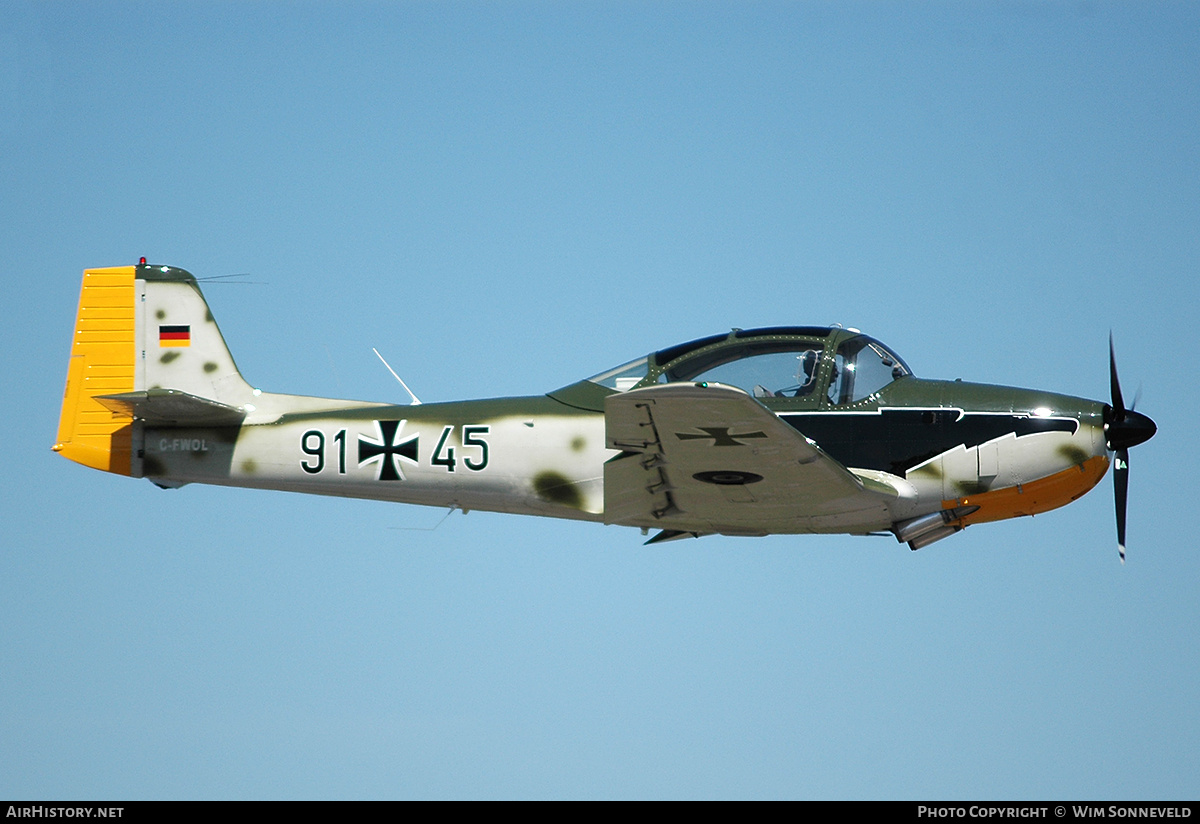 Aircraft Photo of C-FWOL / 9145 | Focke-Wulf FWP-149D | Germany - Air Force | AirHistory.net #799280