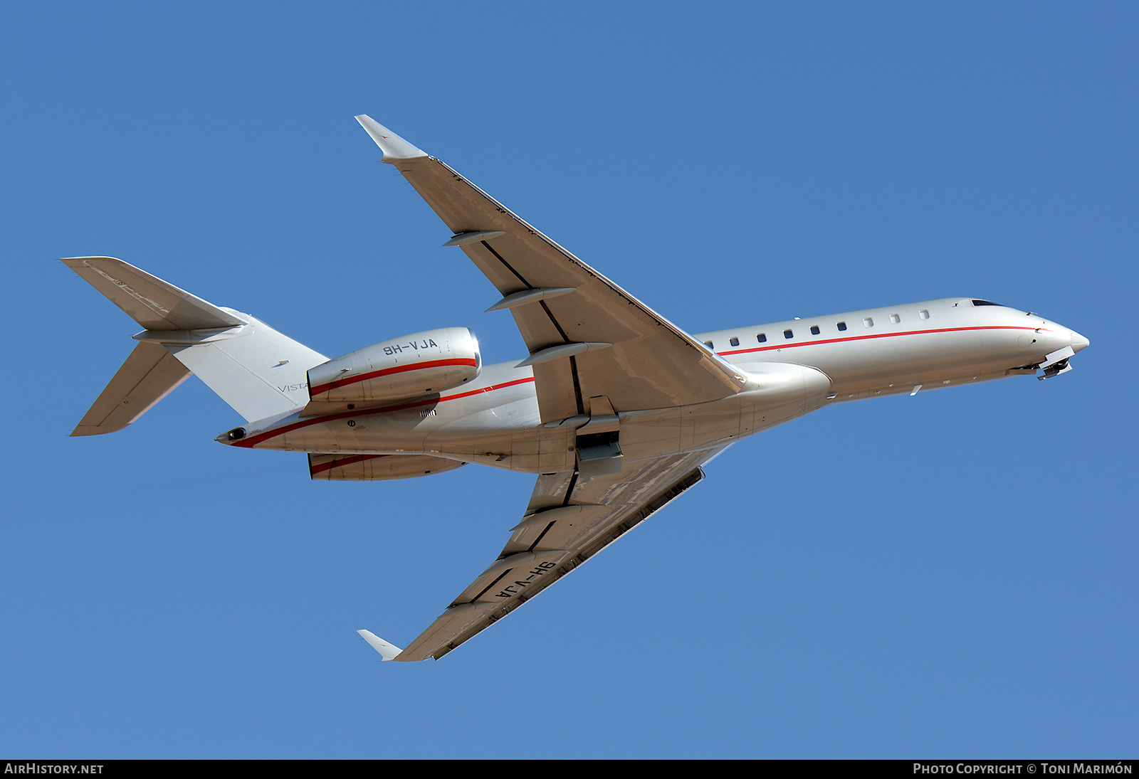 Aircraft Photo of 9H-VJA | Bombardier Global 6000 (BD-700-1A10) | VistaJet | AirHistory.net #799293