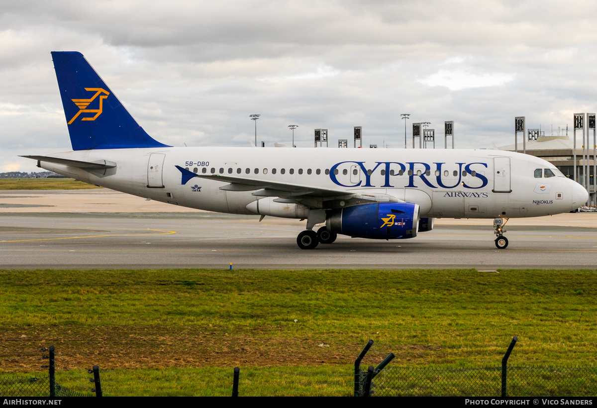 Aircraft Photo of 5B-DBO | Airbus A319-132 | Cyprus Airways | AirHistory.net #799323