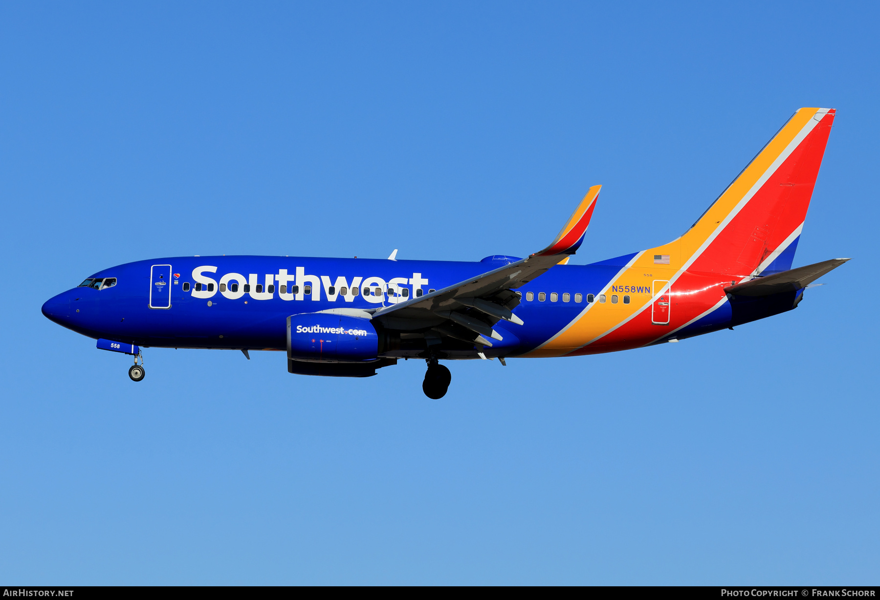 Aircraft Photo of N558WN | Boeing 737-73V | Southwest Airlines | AirHistory.net #799327