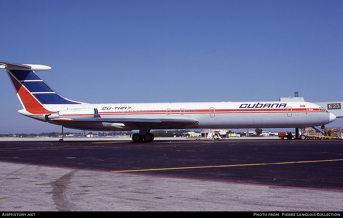 Aircraft Photo of CU-T1217 | Ilyushin Il-62M | Cubana | AirHistory.net #799332