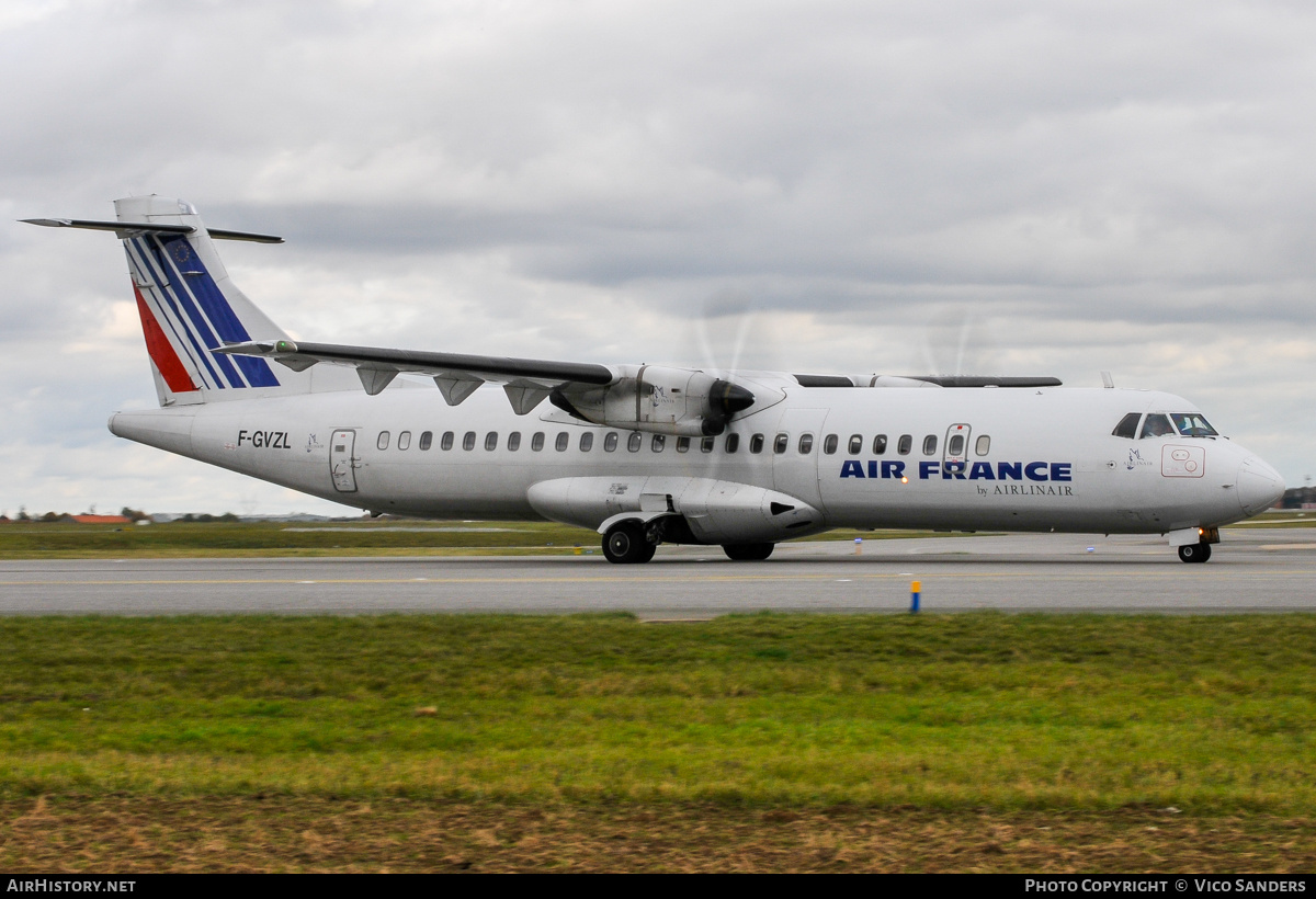 Aircraft Photo of F-GVZL | ATR ATR-72-500 (ATR-72-212A) | Air France | AirHistory.net #799342