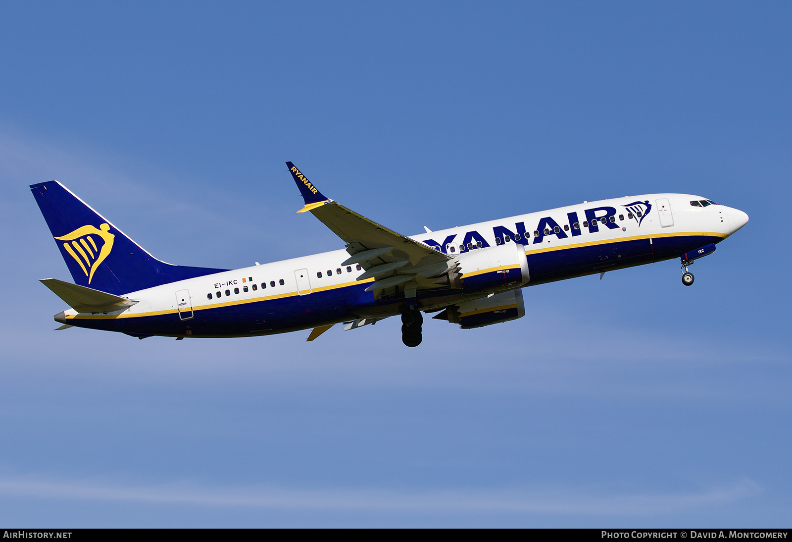 Aircraft Photo of EI-IKC | Boeing 737-8200 Max 200 | Ryanair | AirHistory.net #799349