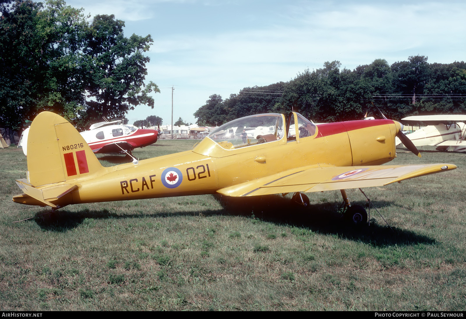 Aircraft Photo of N80216 / RCAF 021 | De Havilland Canada DHC-1B-2-S3 Chipmunk | Canada - Air Force | AirHistory.net #799365