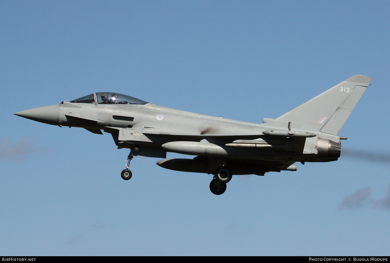 Aircraft Photo of ZK313 | Eurofighter EF-2000 Typhoon FGR4 | UK - Air Force | AirHistory.net #799538