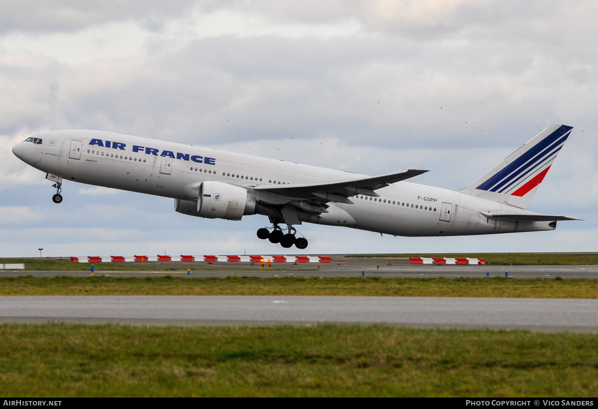 Aircraft Photo of F-GSPP | Boeing 777-228/ER | Air France | AirHistory.net #799554