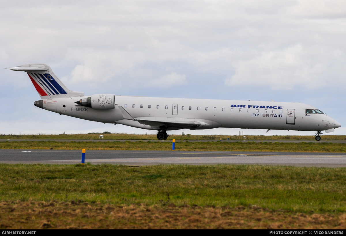Aircraft Photo of F-GRZK | Bombardier CRJ-702 (CL-600-2C10) | Air France | AirHistory.net #799556