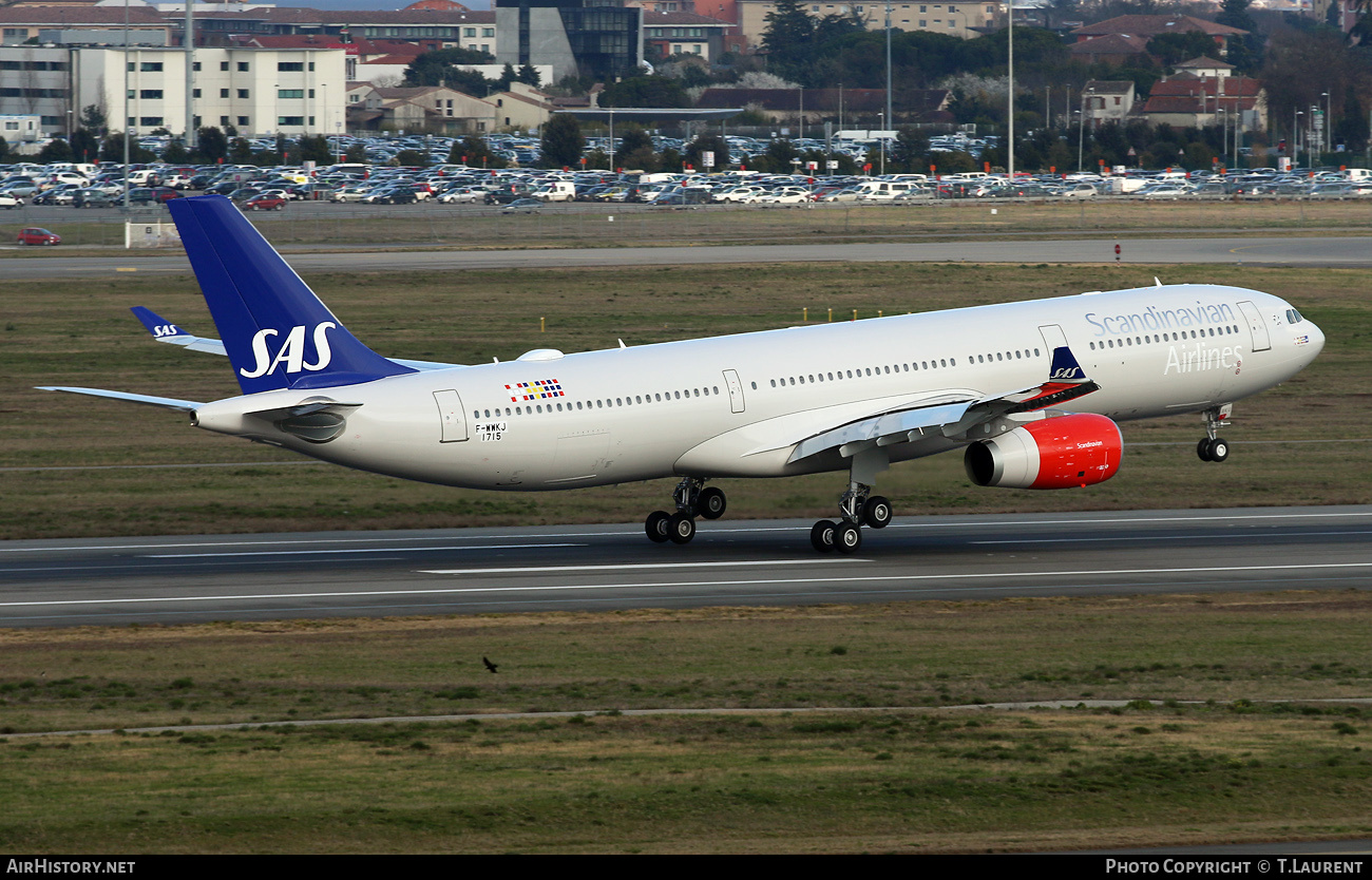Aircraft Photo of F-WWKJ | Airbus A330-343 | Scandinavian Airlines - SAS | AirHistory.net #799562