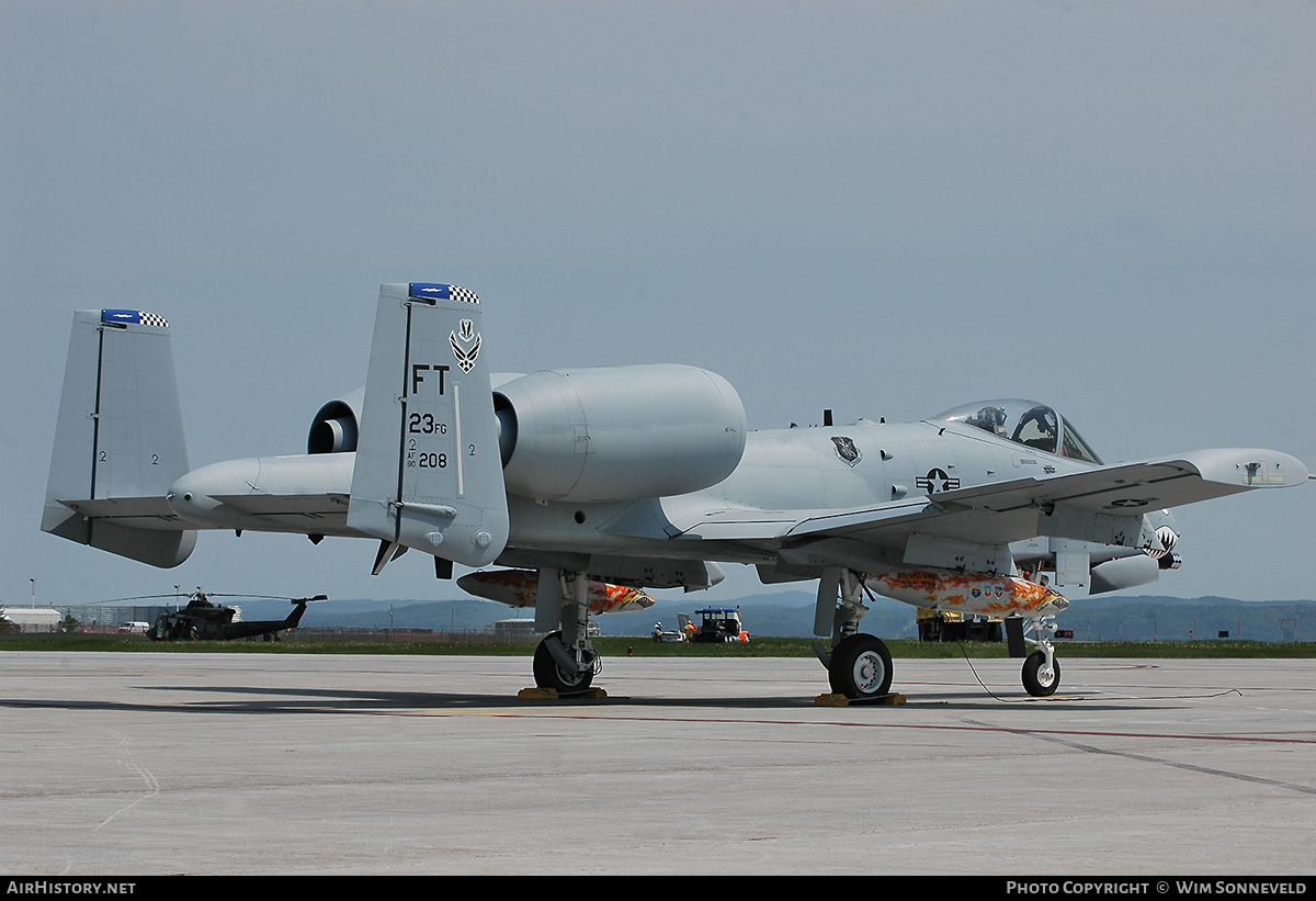 Aircraft Photo of 80-0208 / AF90-208 | Fairchild A-10C Thunderbolt II | USA - Air Force | AirHistory.net #799570