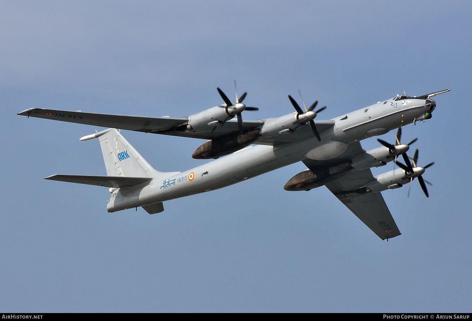 Aircraft Photo of IN313 | Tupolev Tu-142MK-E | India - Navy | AirHistory.net #799586