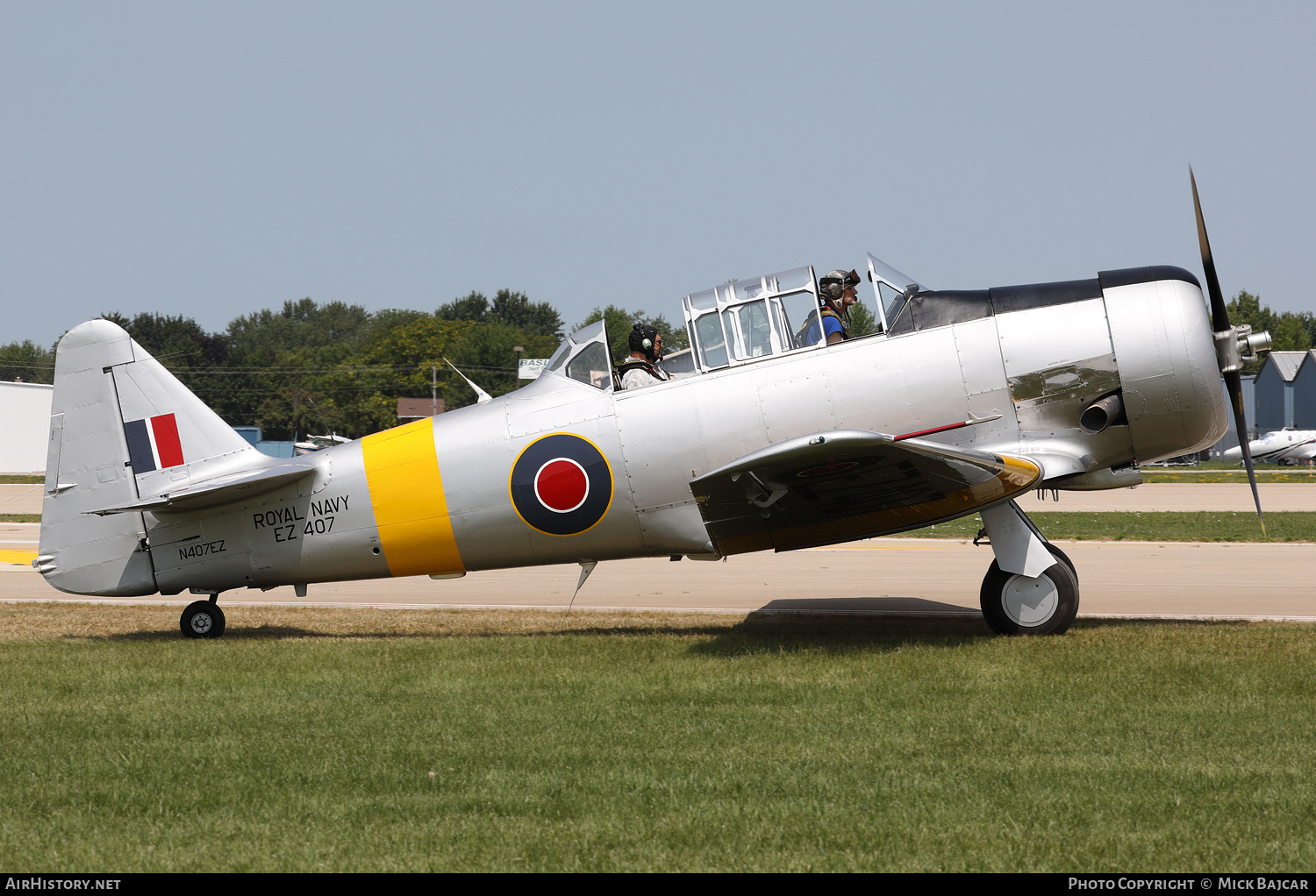 Aircraft Photo of N407EZ / EZ407 | North American AT-6D Harvard III | UK - Navy | AirHistory.net #799623