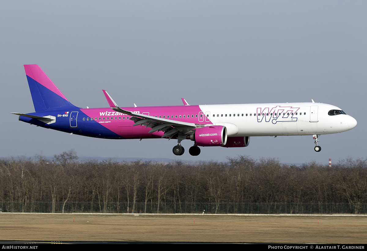 Aircraft Photo of 9H-WNB | Airbus A321-271NX | Wizz Air | AirHistory.net #799626