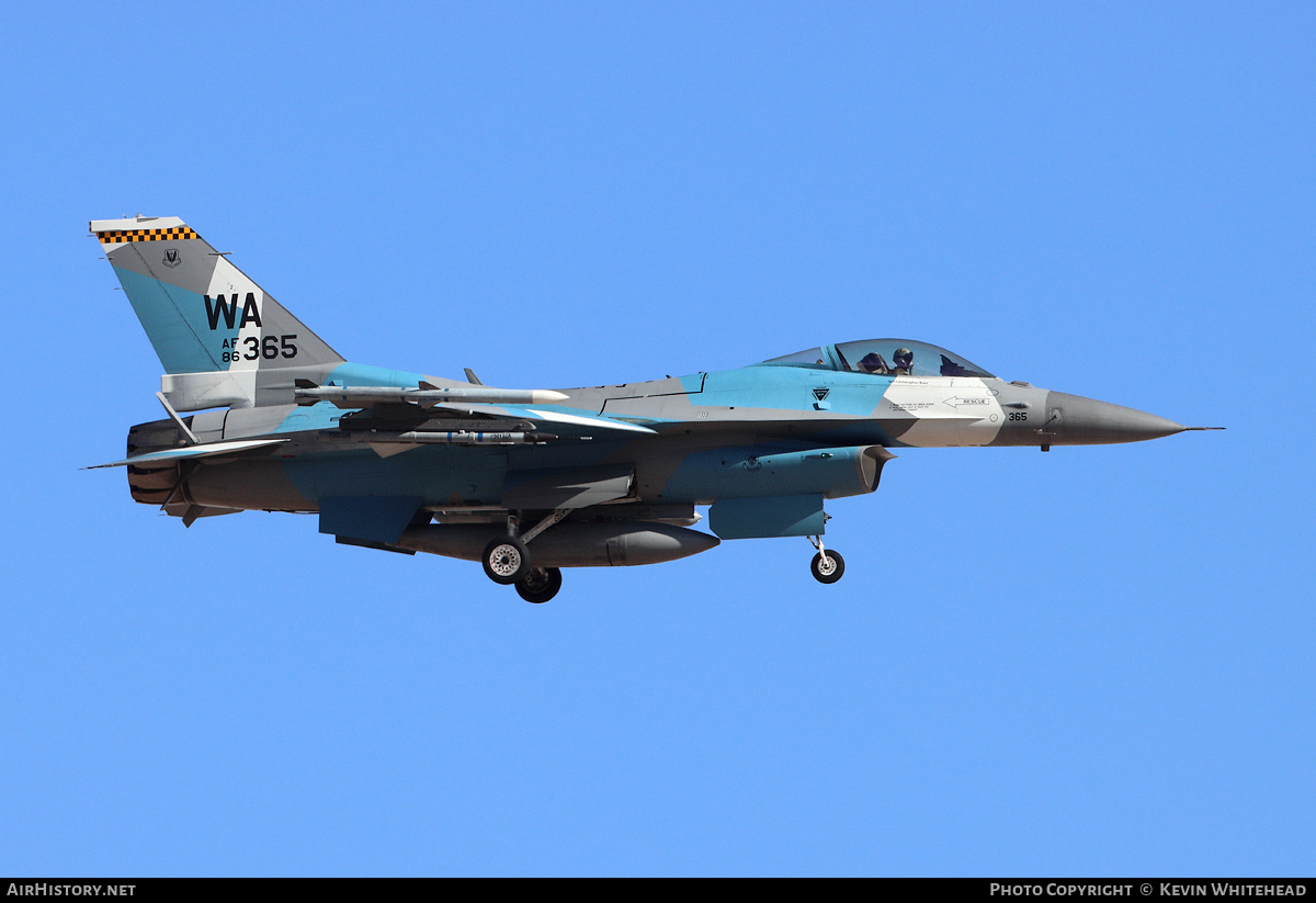 Aircraft Photo of 86-0365 / AF86-365 | General Dynamics F-16C Fighting Falcon | USA - Air Force | AirHistory.net #799687