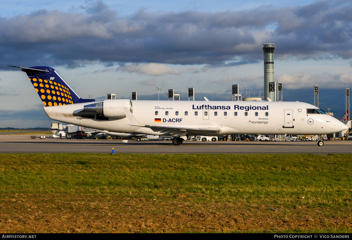 Aircraft Photo of D-ACRF | Bombardier CRJ-200ER (CL-600-2B19) | Lufthansa Regional | AirHistory.net #799726