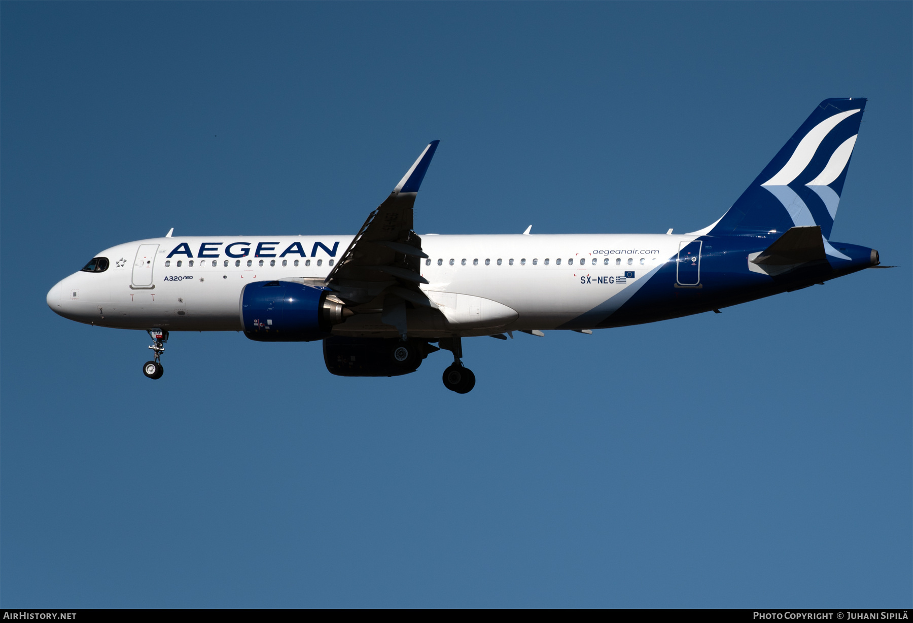 Aircraft Photo of SX-NEG | Airbus A320-271N | Aegean Airlines | AirHistory.net #799738