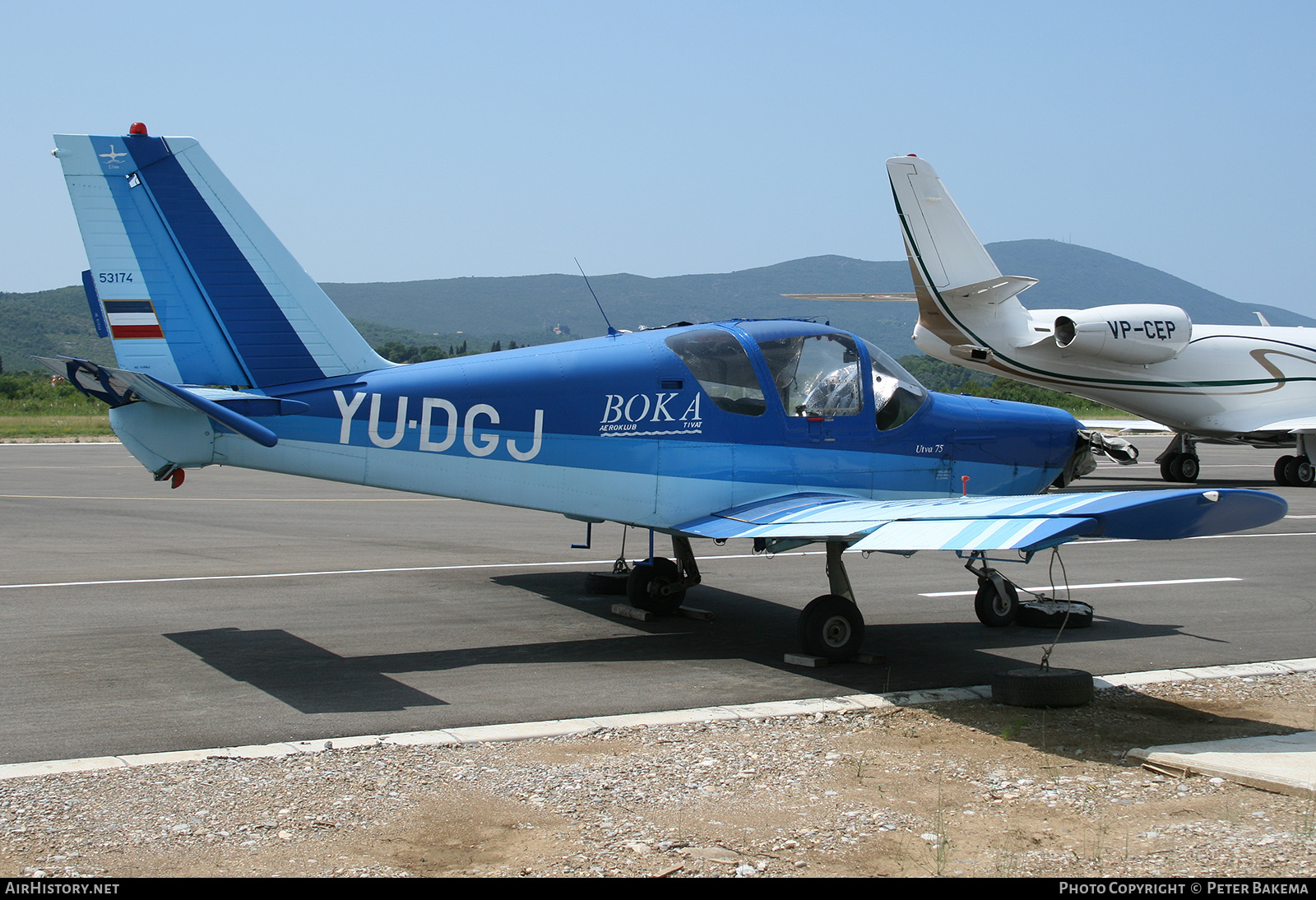 Aircraft Photo of YU-DGJ | Utva UTVA-75 | Boka Aeroklub | AirHistory.net #799745