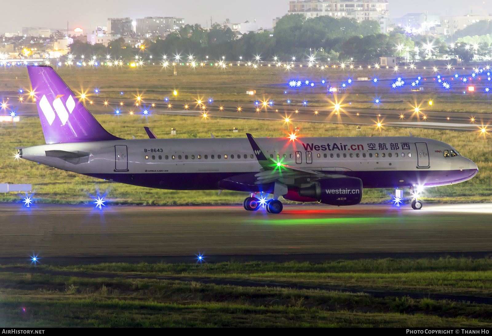 Aircraft Photo of B-8643 | Airbus A320-214 | West Air | AirHistory.net #799759