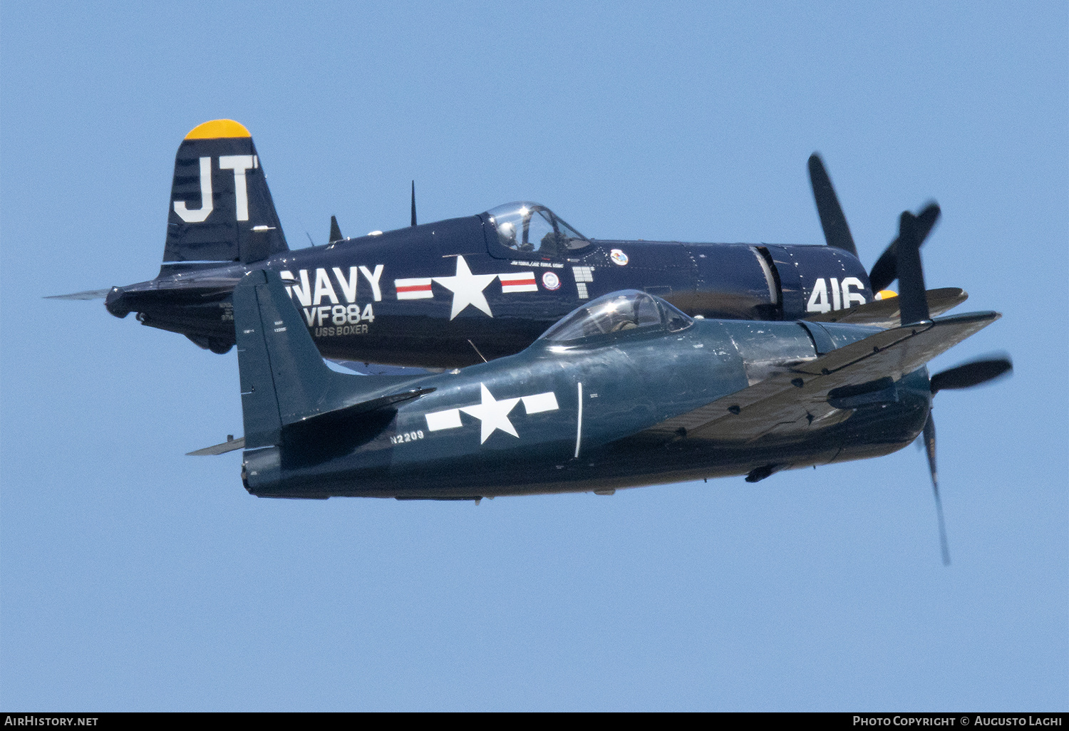 Aircraft Photo of N2209 / 122095 | Grumman F8F-1B Bearcat | USA - Navy | AirHistory.net #799774