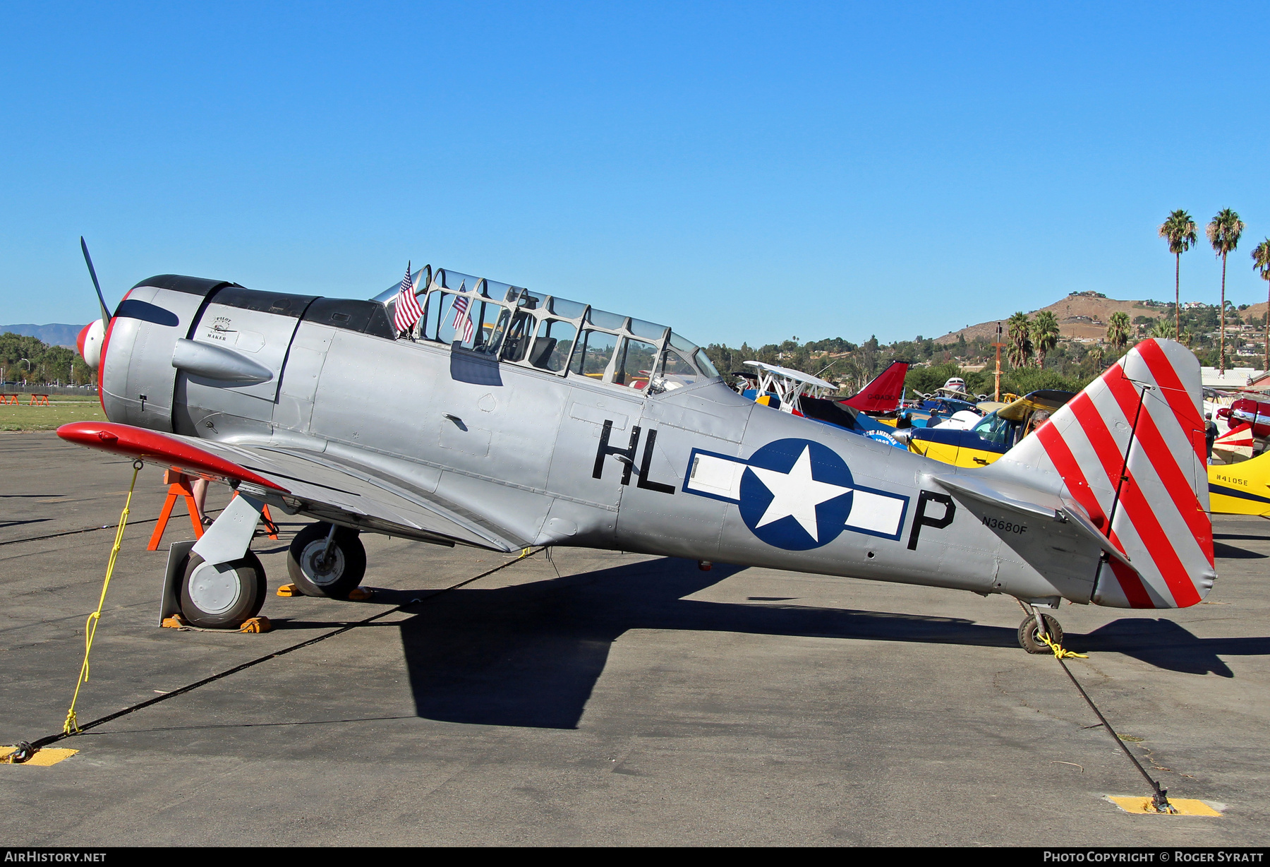 Aircraft Photo of N3680F | North American SNJ-5 Texan | USA - Air Force | AirHistory.net #799877