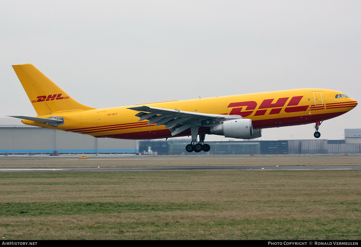 Aircraft Photo of OO-DLV | Airbus A300B4-203(F) | DHL International | AirHistory.net #799878