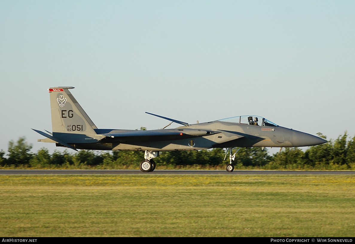 Aircraft Photo of 80-0051 | McDonnell Douglas F-15C Eagle | USA - Air Force | AirHistory.net #799882