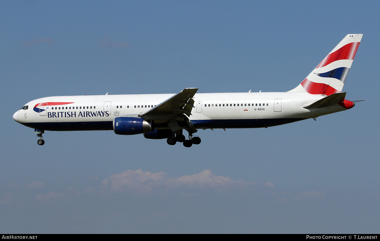 Aircraft Photo of G-BZHA | Boeing 767-336/ER | British Airways | AirHistory.net #799885