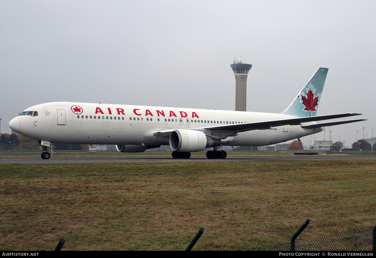 Aircraft Photo of C-FCAG | Boeing 767-375/ER | Air Canada | AirHistory.net #799894