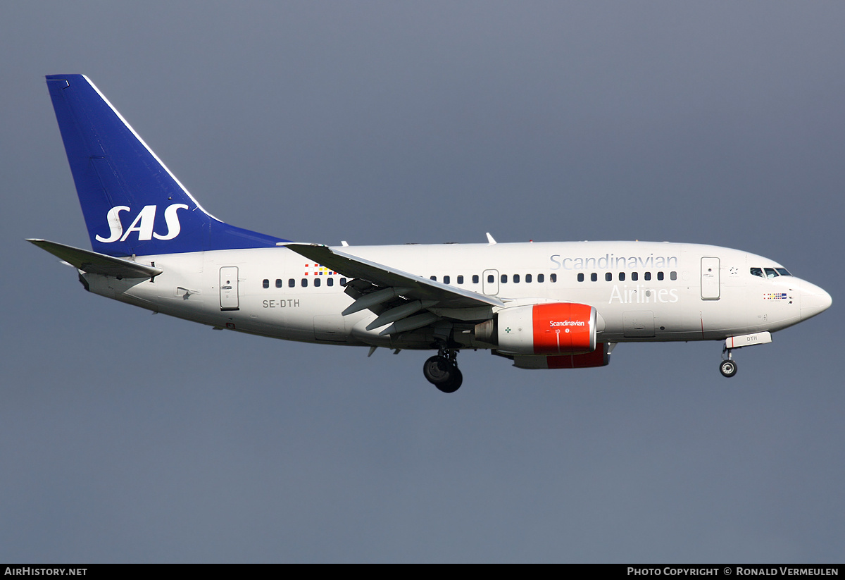 Aircraft Photo of SE-DTH | Boeing 737-683 | Scandinavian Airlines - SAS | AirHistory.net #799899