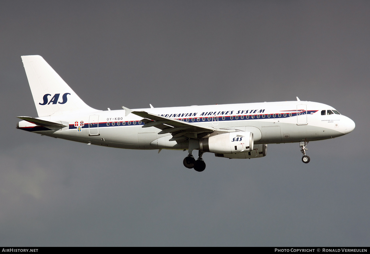 Aircraft Photo of OY-KBO | Airbus A319-131 | Scandinavian Airlines - SAS | Scandinavian Airlines System - SAS | AirHistory.net #799900