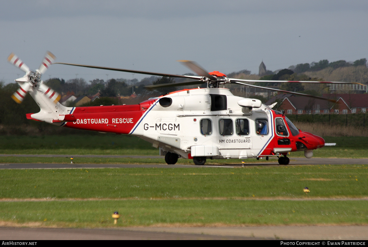 Aircraft Photo of G-MCGM | AgustaWestland AW-189 | HM Coastguard | AirHistory.net #799911