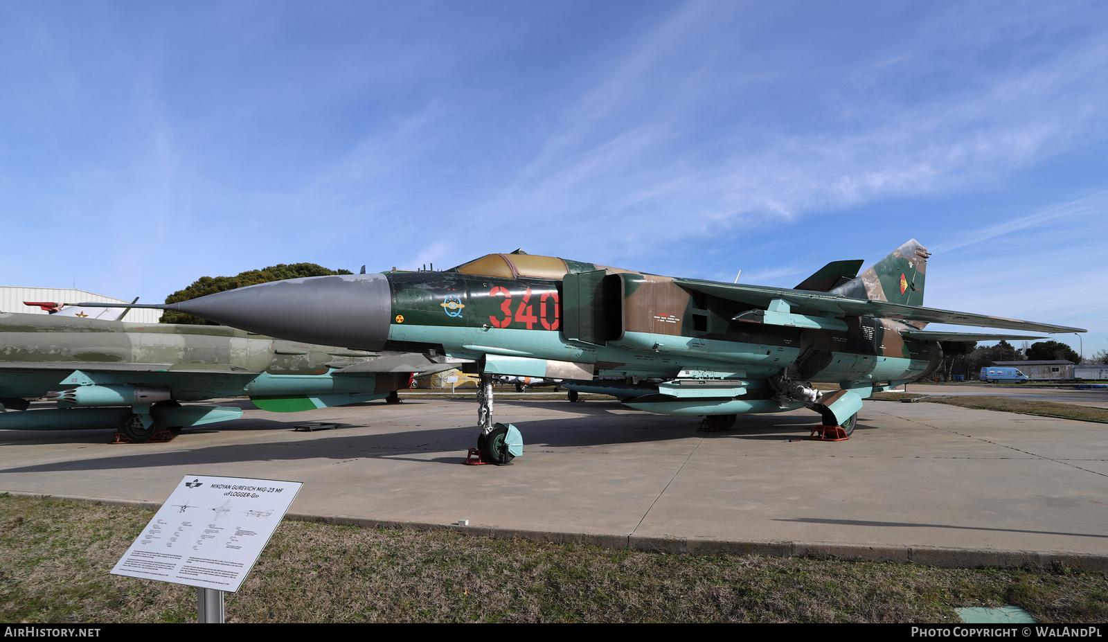 Aircraft Photo of 340 | Mikoyan-Gurevich MiG-23ML | East Germany - Air Force | AirHistory.net #799920