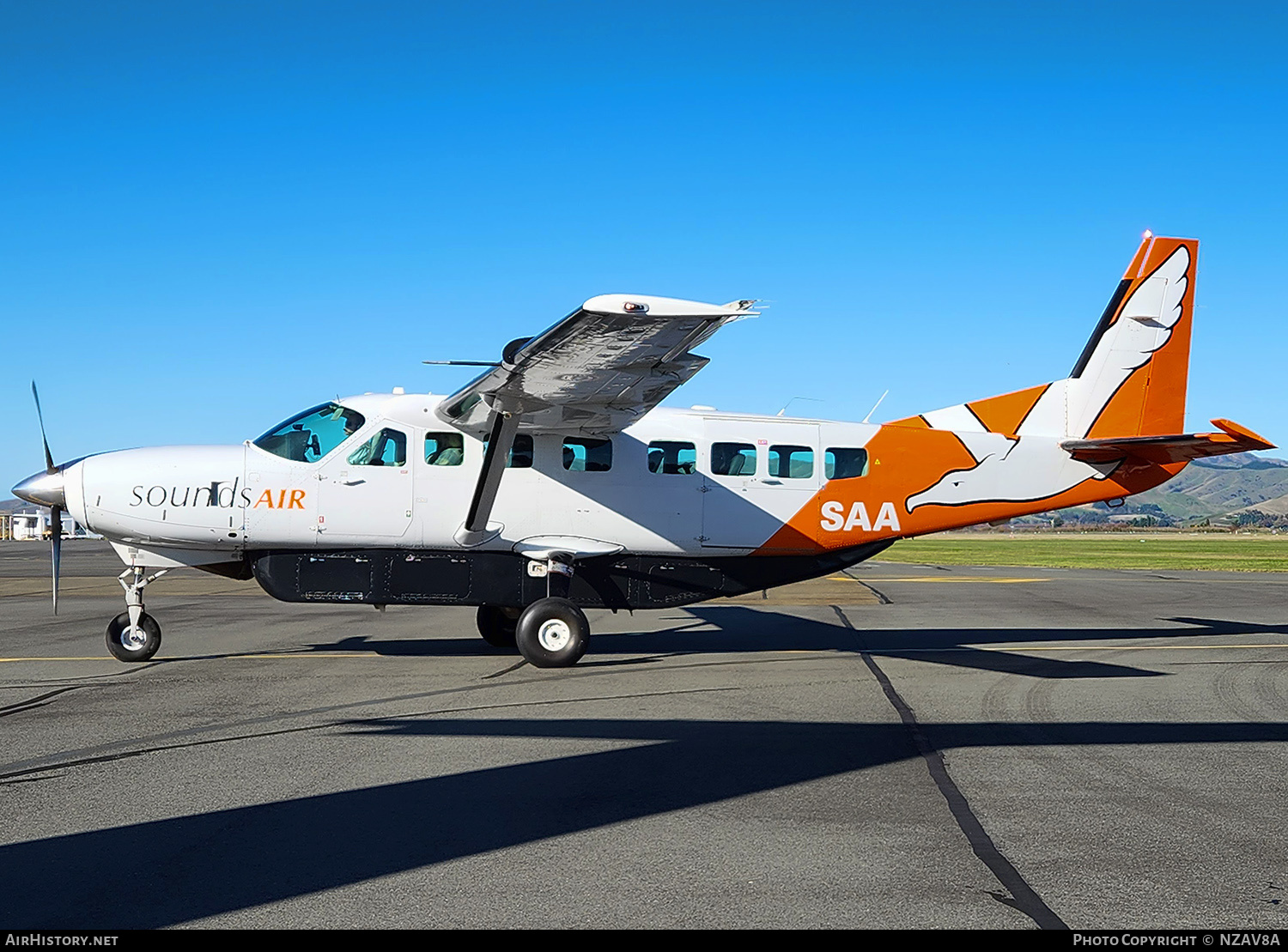 Aircraft Photo of ZK-SAA | Cessna 208B Grand Caravan | Sounds Air | AirHistory.net #799996