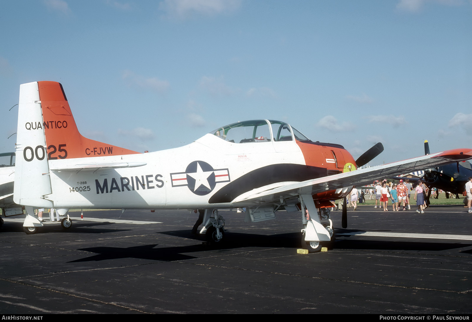 Aircraft Photo of C-FJVW / 140025 | North American T-28B Trojan | USA - Marines | AirHistory.net #800020