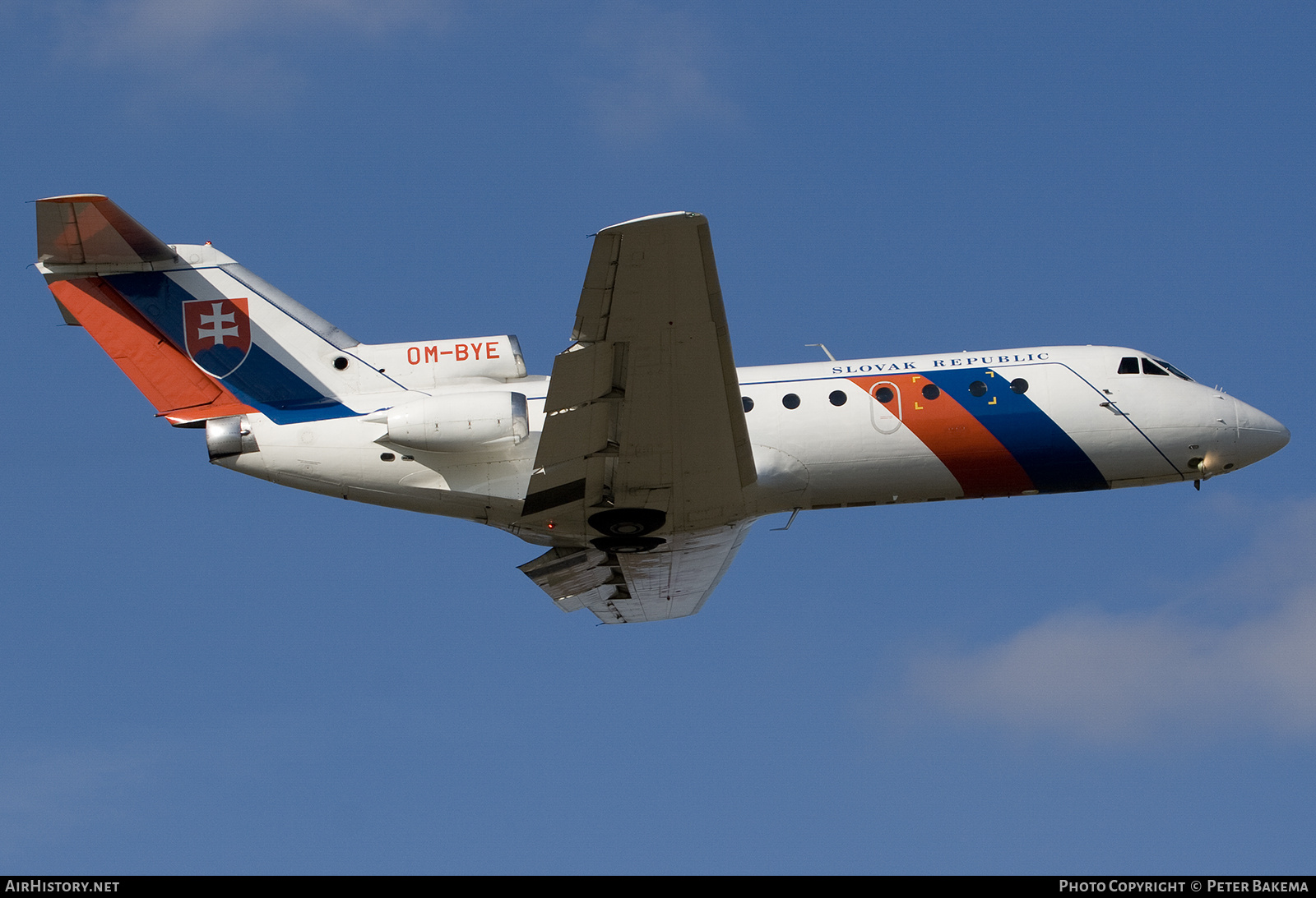 Aircraft Photo of OM-BYE | Yakovlev Yak-40 | Slovakia - Government | AirHistory.net #800023