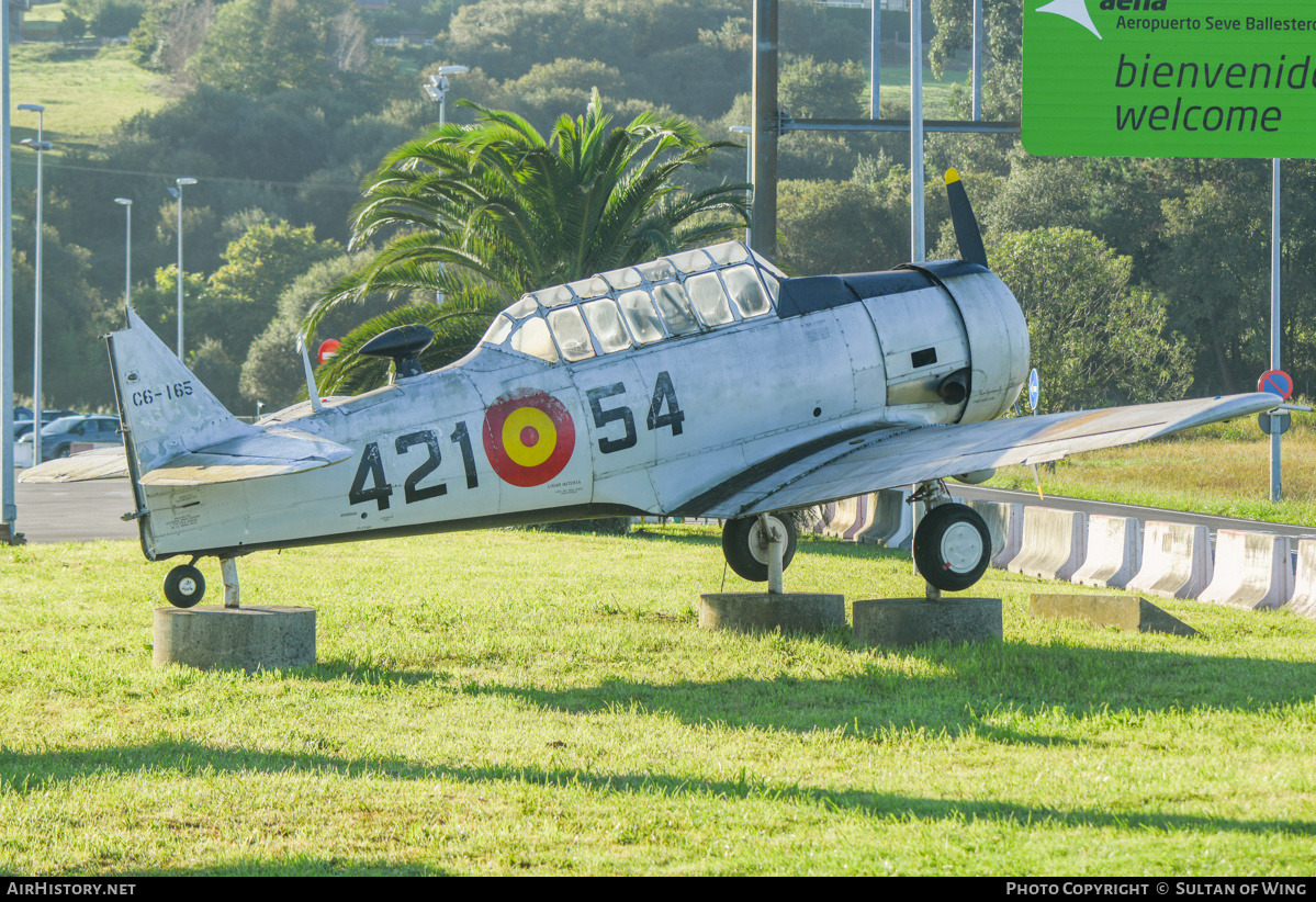 Aircraft Photo of C.6-165 | North American SNJ-6 Texan | Spain - Air Force | AirHistory.net #800026