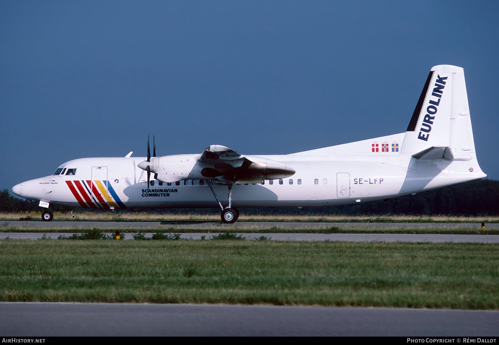 Aircraft Photo of SE-LFP | Fokker 50 | Scandinavian Commuter - Eurolink | AirHistory.net #800043