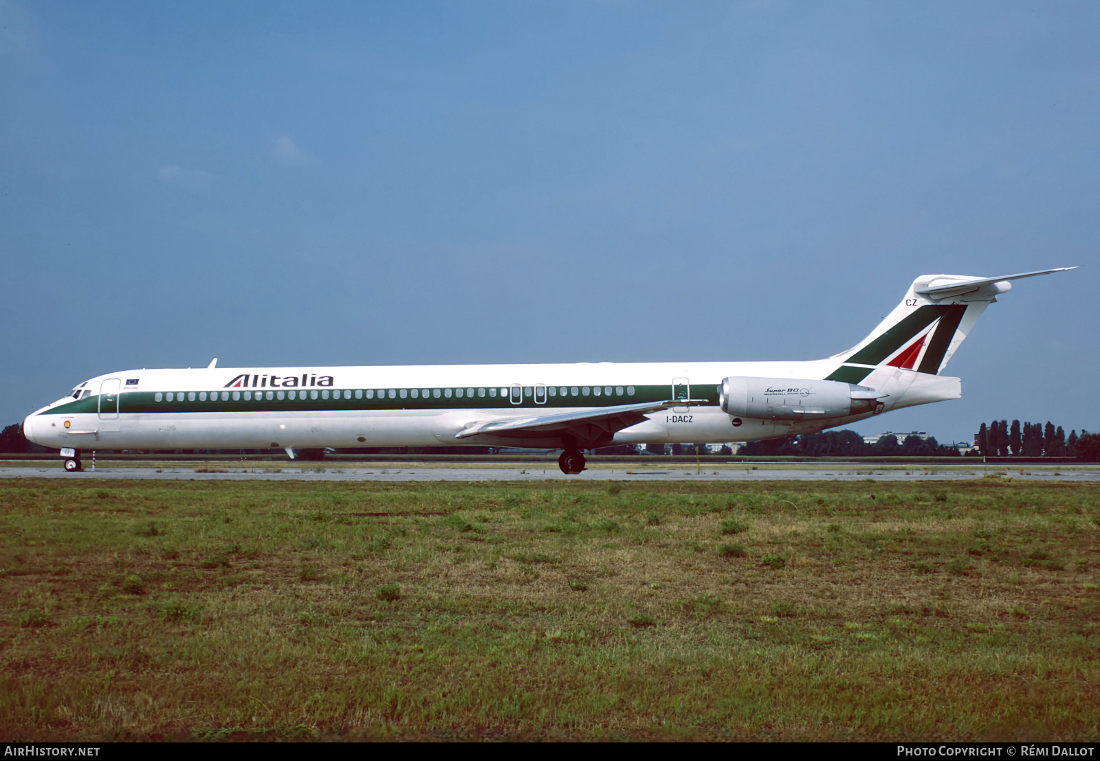 Aircraft Photo of I-DACZ | McDonnell Douglas MD-82 (DC-9-82) | Alitalia | AirHistory.net #800055