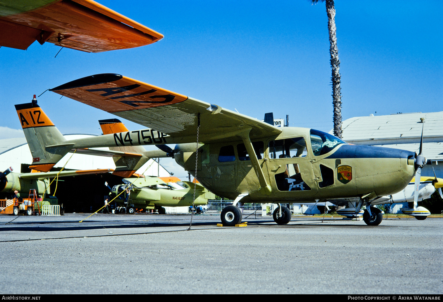 Aircraft Photo of N475DF | Cessna O-2A Super Skymaster | Cal Fire - California Department of Forestry & Fire Protection | AirHistory.net #800059