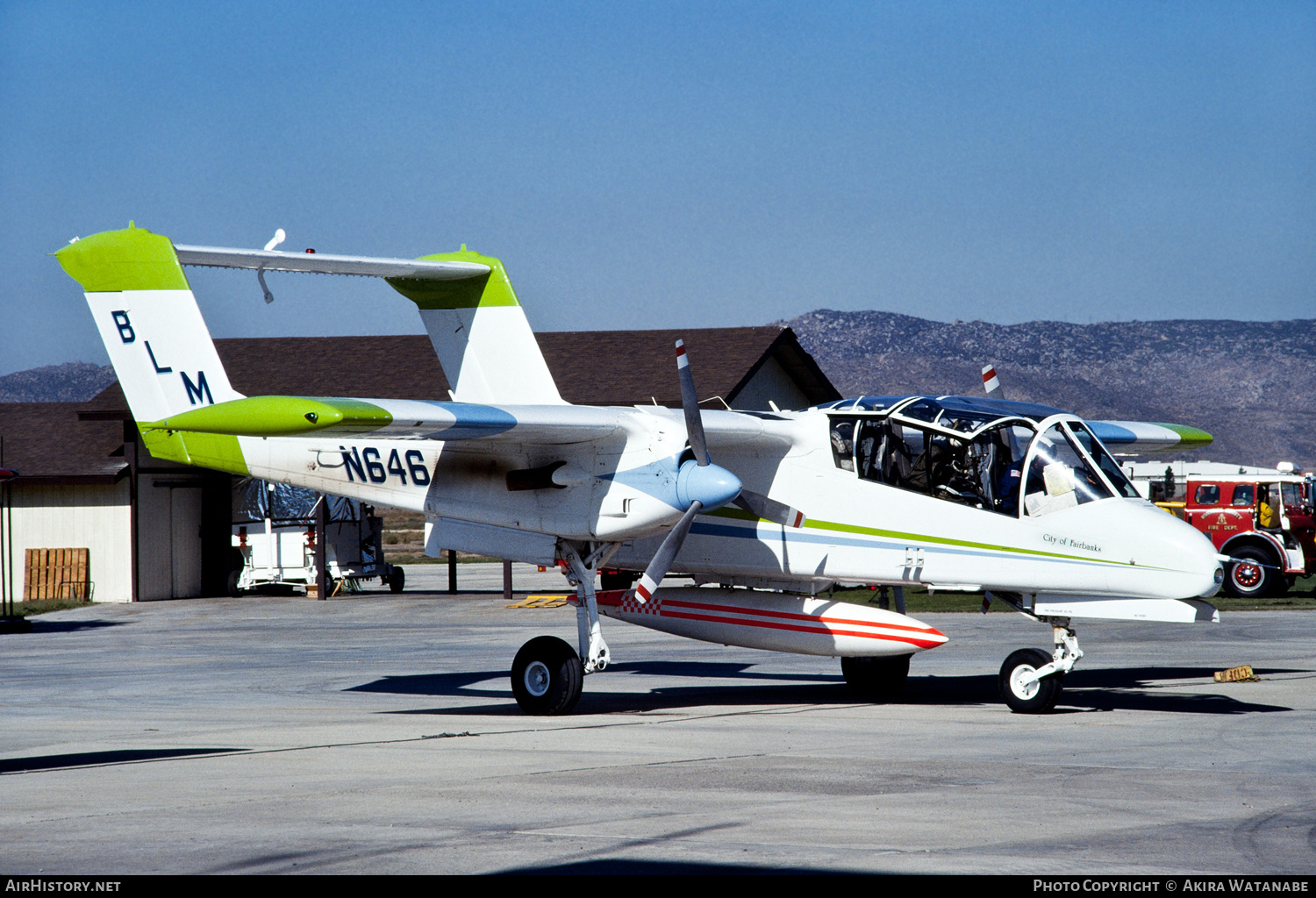 Aircraft Photo of N646 | North American Rockwell YOV-10A Bronco | BLM - Bureau of Land Management | AirHistory.net #800075