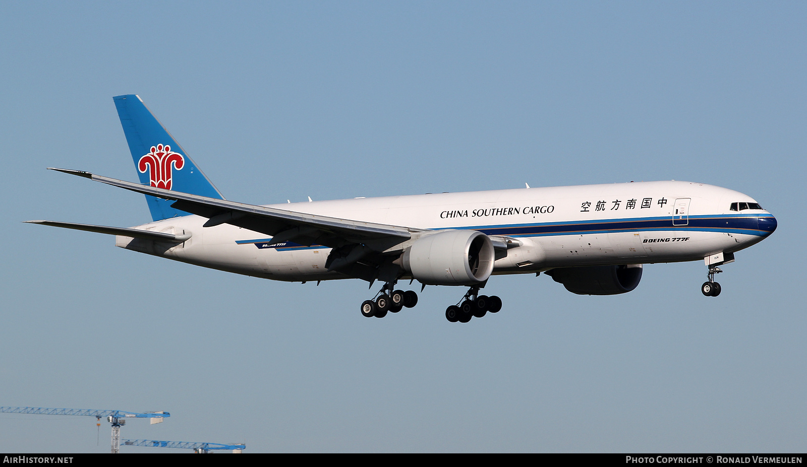 Aircraft Photo of B-20EM | Boeing 777-F | China Southern Airlines Cargo | AirHistory.net #800090