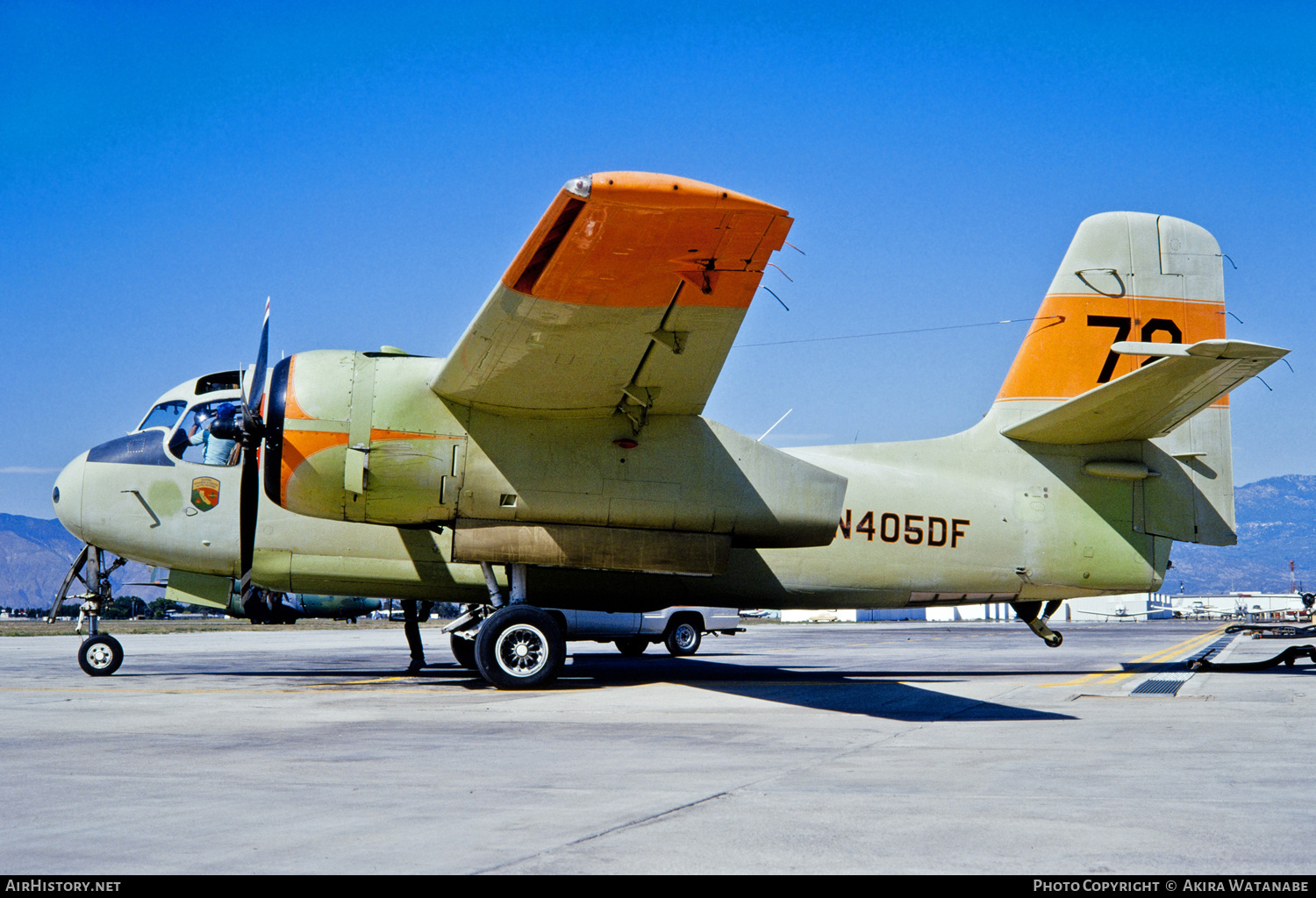 Aircraft Photo of N405DF | Grumman S-2A(AT) Tracker | Hemet Valley Flying Service | AirHistory.net #800100
