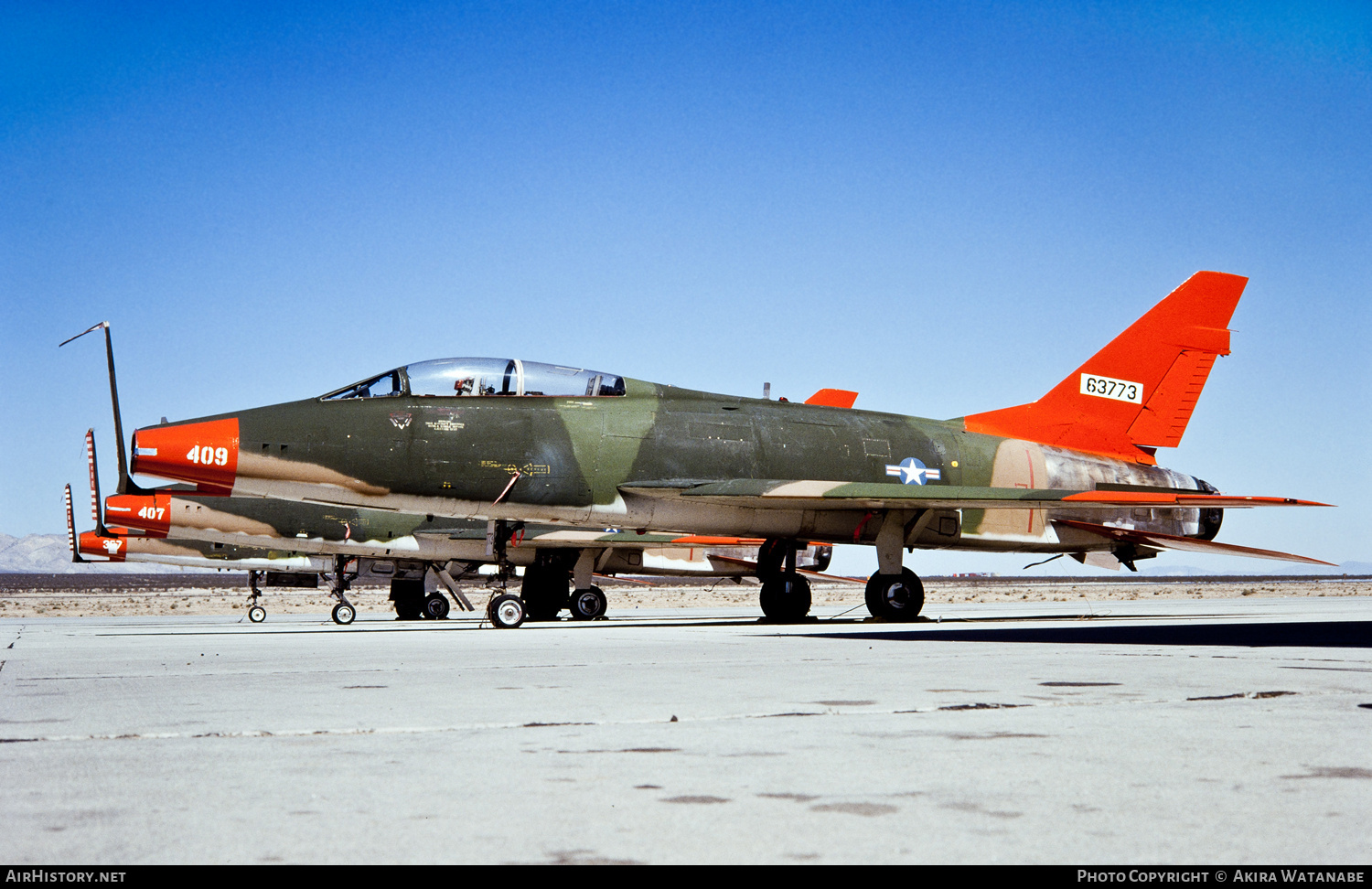 Aircraft Photo of 56-3773 / 63773 | North American QF-100F Super Sabre | USA - Air Force | AirHistory.net #800130