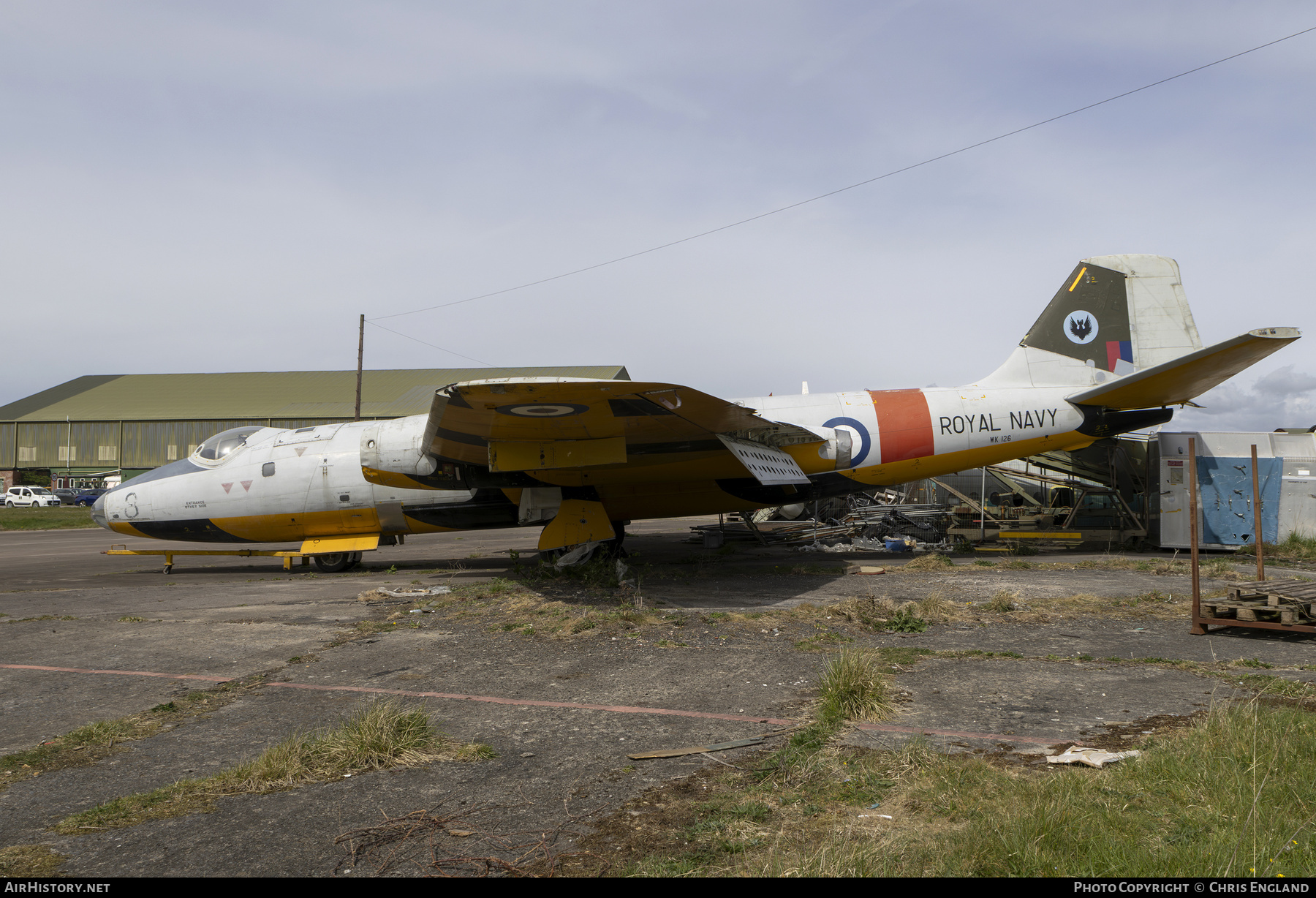 Aircraft Photo of WK126 | English Electric Canberra TT18 | UK - Navy | AirHistory.net #800146