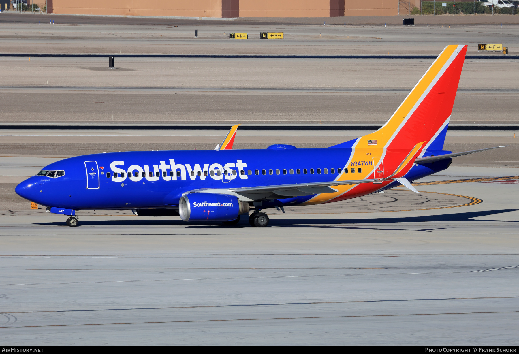 Aircraft Photo of N947WN | Boeing 737-7H4 | Southwest Airlines | AirHistory.net #800155