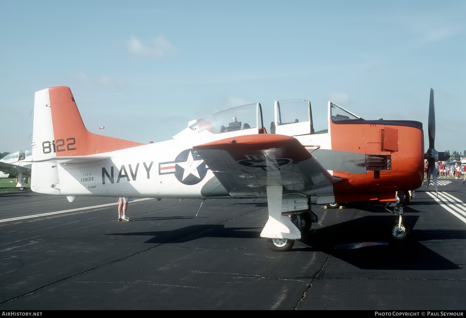 Aircraft Photo of N28RF / 138122 | North American T-28B Trojan | USA - Navy | AirHistory.net #800160