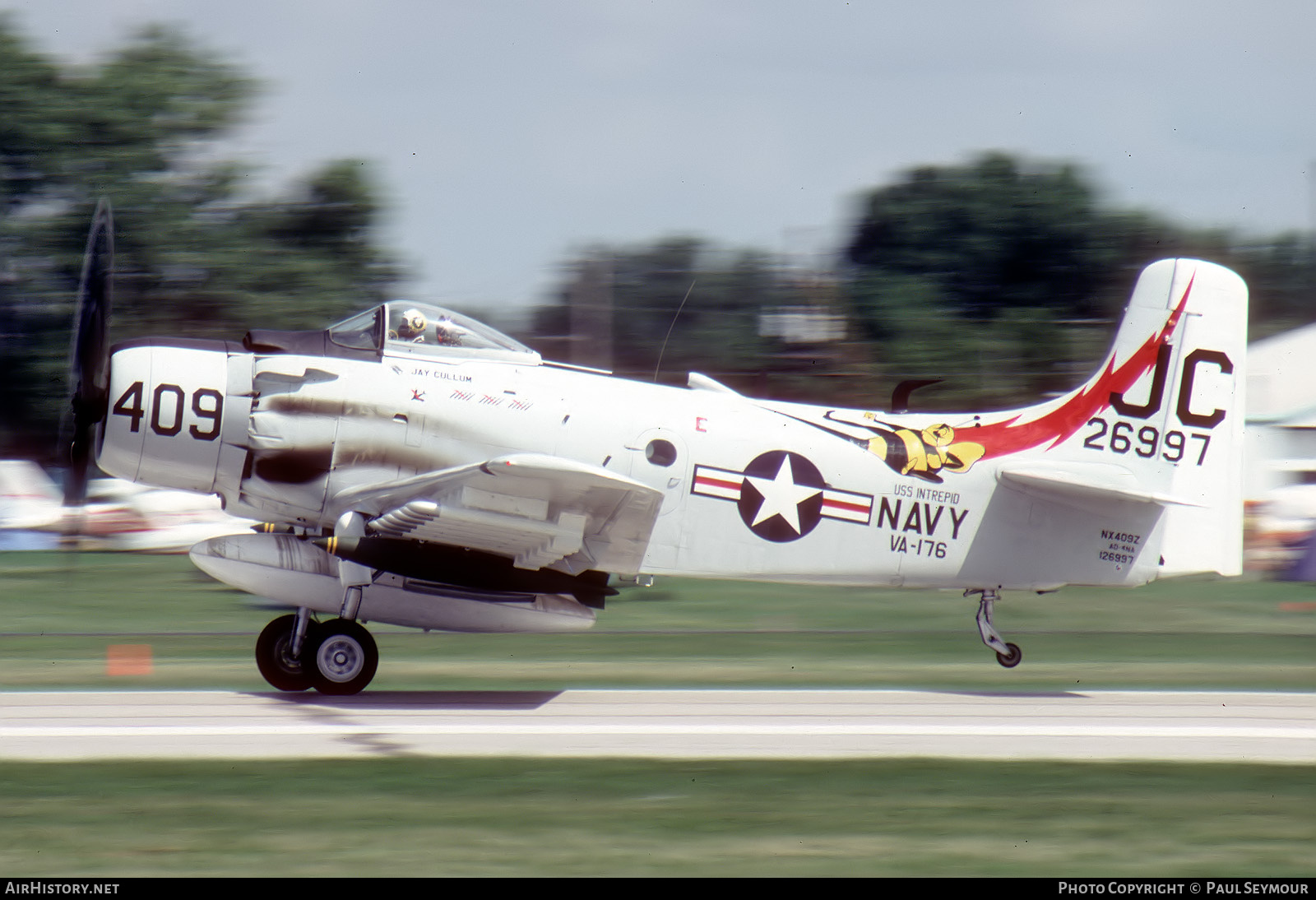 Aircraft Photo of N409Z / NX409Z / 126997 | Douglas A-1D Skyraider (AD-4NA) | USA - Navy | AirHistory.net #800177