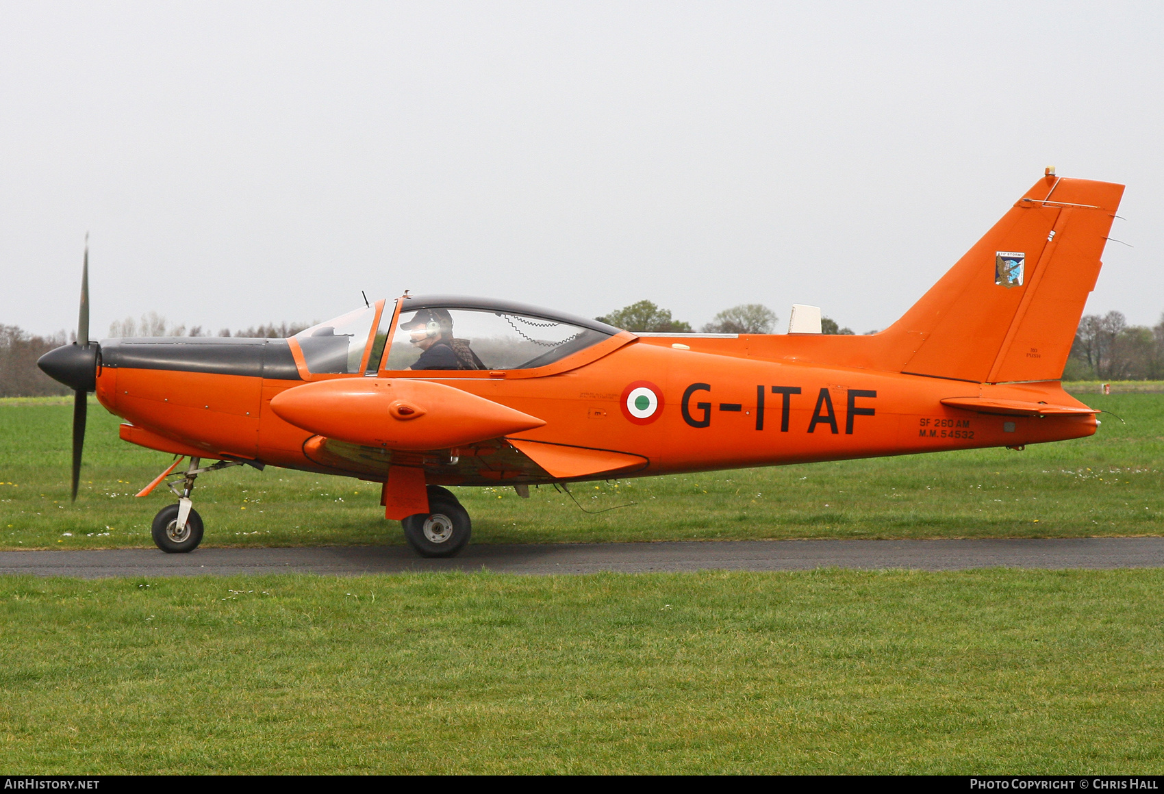 Aircraft Photo of G-ITAF / MM54532 | SIAI-Marchetti SF-260AM | Italy - Air Force | AirHistory.net #800186