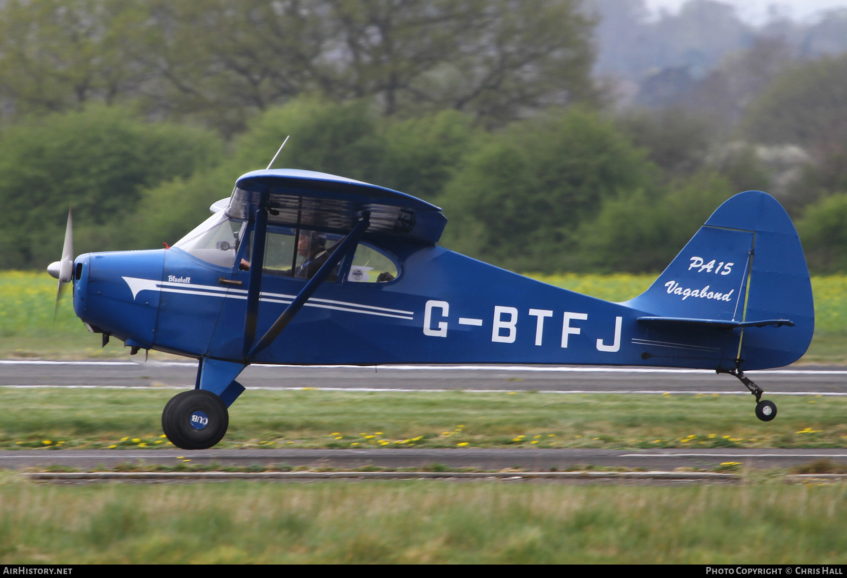 Aircraft Photo of G-BTFJ | Piper PA-15 Vagabond | AirHistory.net #800193