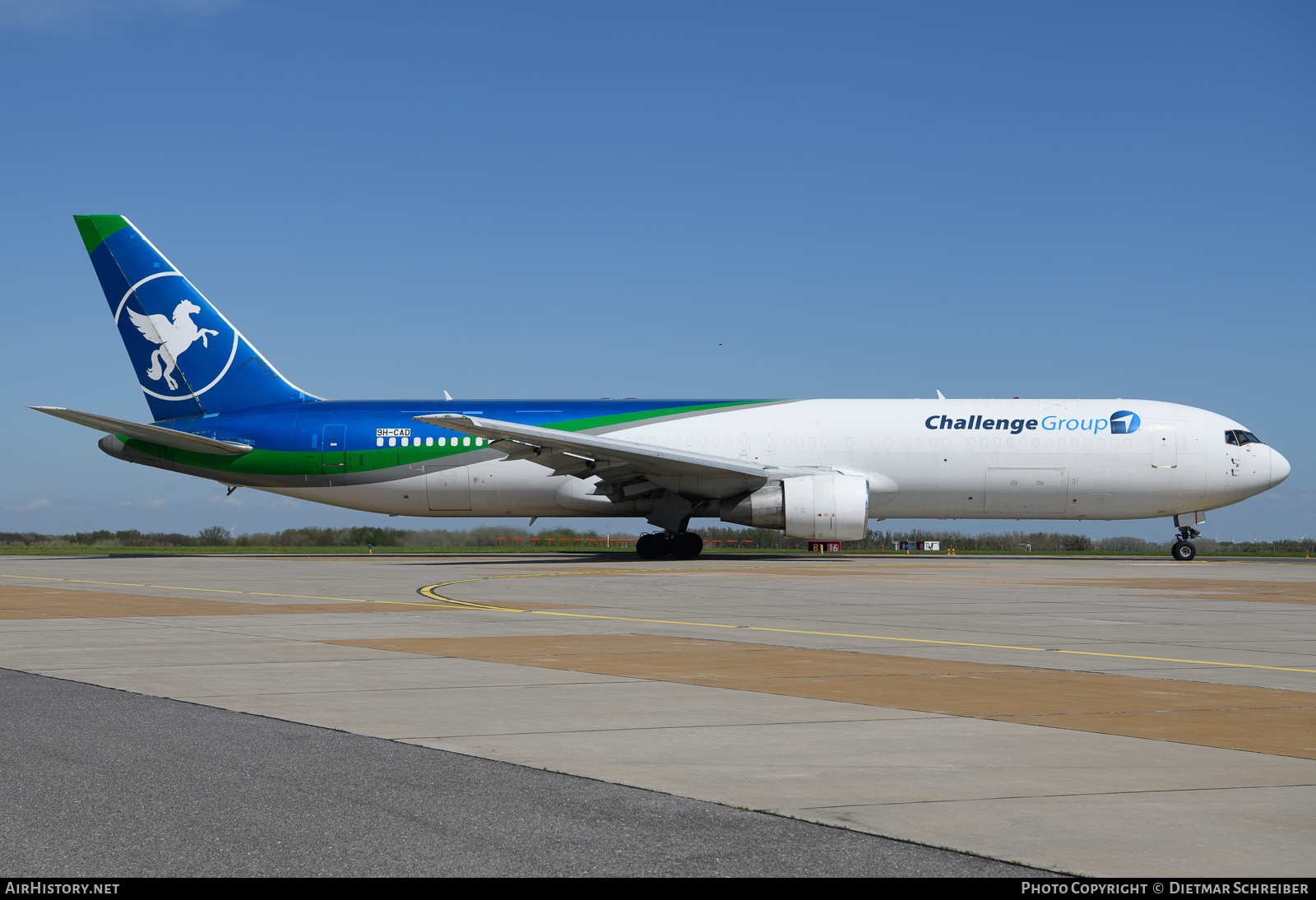 Aircraft Photo of 9H-CAD | Boeing 767-3Q8/ER | Challenge Group | AirHistory.net #800205