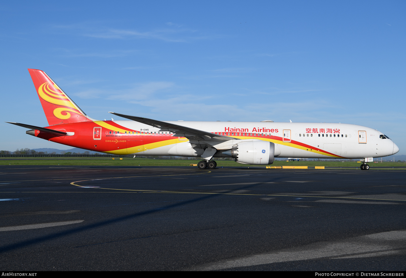 Aircraft Photo of B-1345 | Boeing 787-9 Dreamliner | Hainan Airlines | AirHistory.net #800206